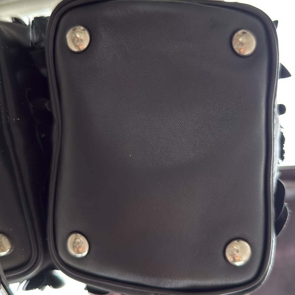 Saint Laurent Lambskin Appliqué Baby Emmanuelle Bucket Bag - Picture 4 of 11